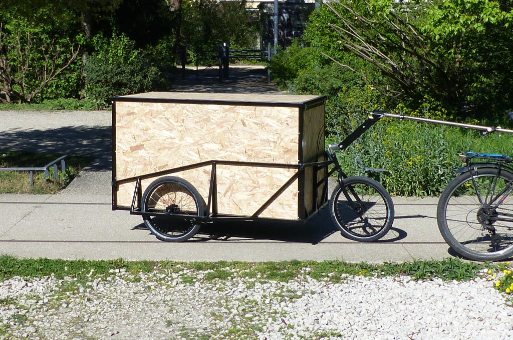 PUMBA remorque vélo professionnelle vélo cargo cyclo-mobilité remorque vélo charge 300 kg