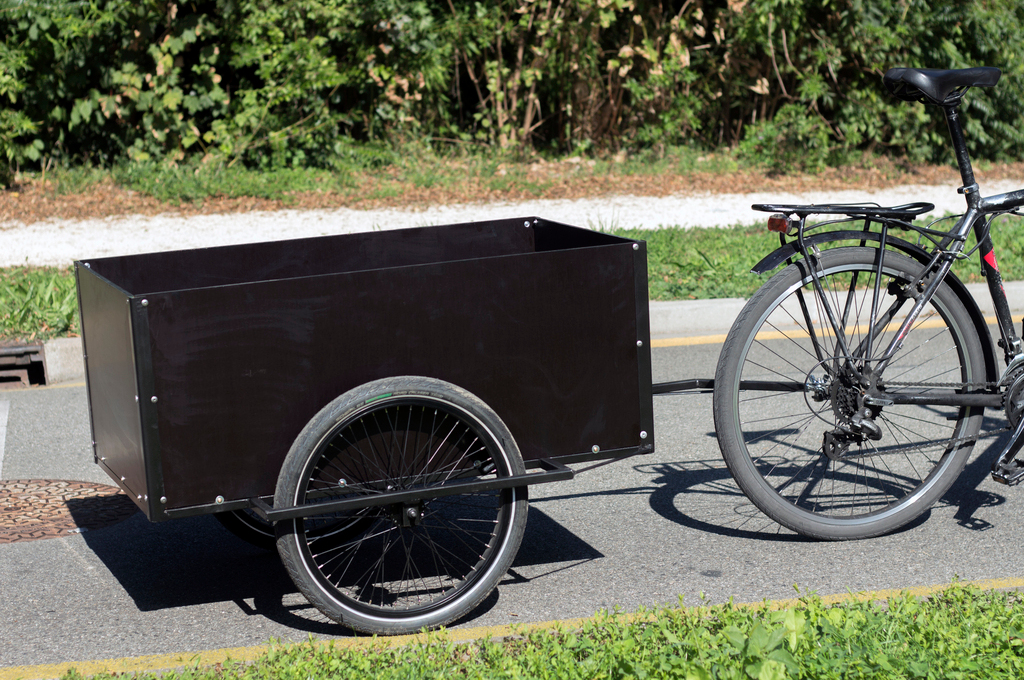 Remorque carriole remorque vélo cyclo mobilité Caisson L