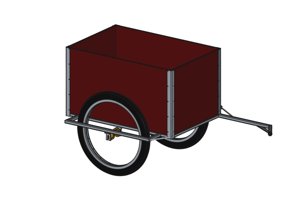 Bike trailer cart caisson S charriot chariot 