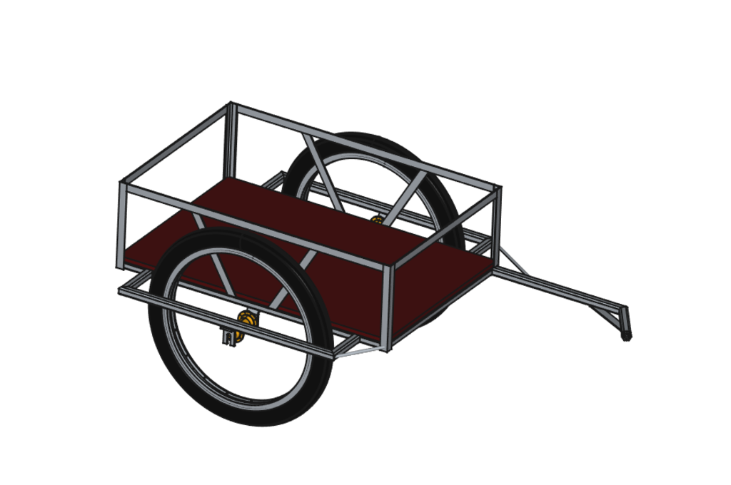 Small rail-sided trailer