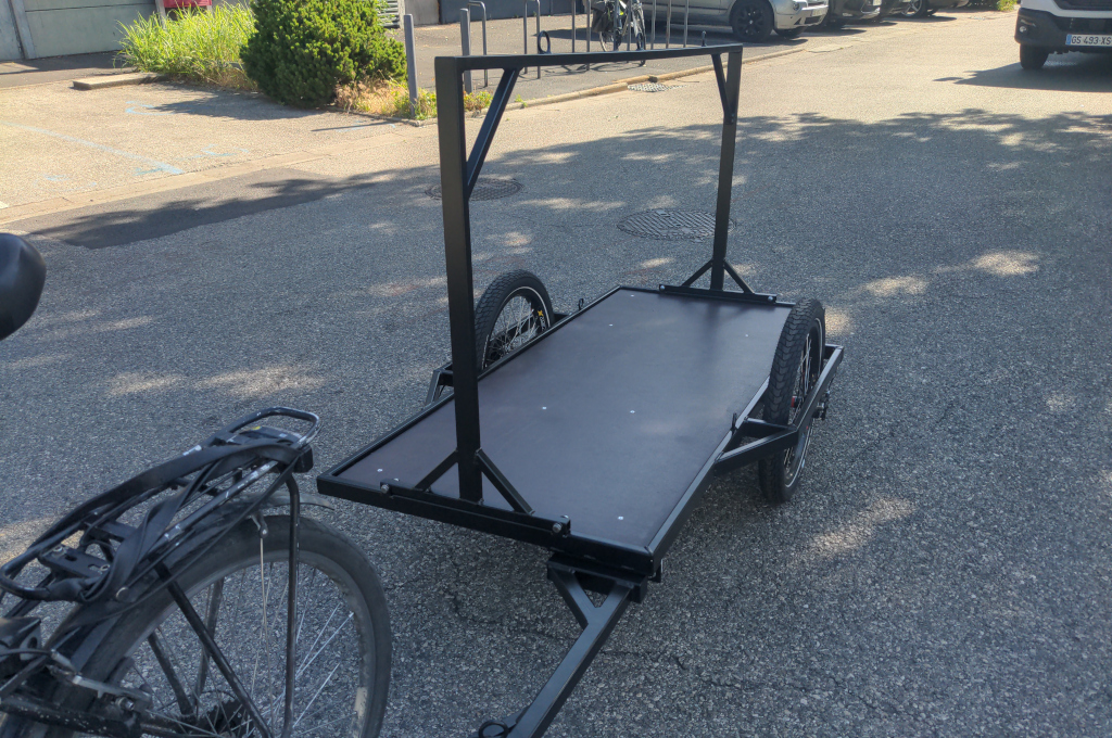 Remorque transport de vélo