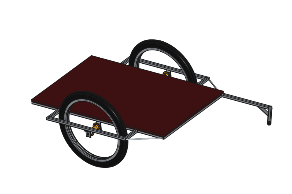 Bike trailer flatbed L
