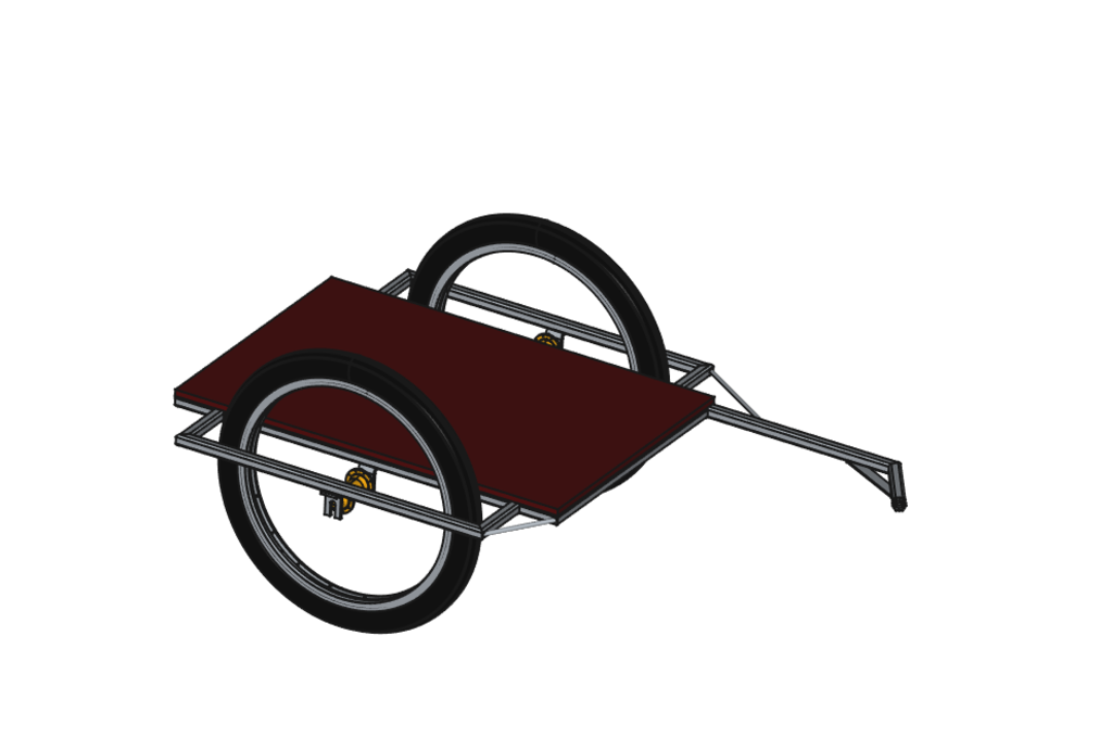 Bike trailer flatbed S